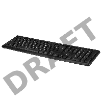 Клавиатура Oklick 180M черный PS/2