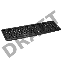 Клавиатура Oklick 180M черный PS/2