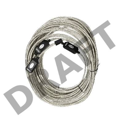 Кабель-адаптер VCOM VUS7049-25M USB2.0-repeater, удлинительный активный <Am-->Af> 25м