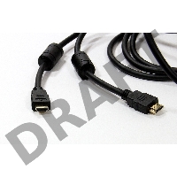 Кабель HDMI 19M/M ver 2.0, 3М, 2 фильтра  Aopen <ACG711D-3M>     