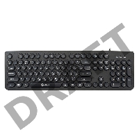 Клавиатура Oklick 400MR черный USB slim Multimedia