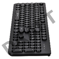 Клавиатура Oklick 400MR черный USB slim Multimedia