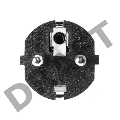 Кабель компьютер-розетка 220V EURO VDE 3G*1.0mm2 медь TELECOM TE021-CU 1,8м