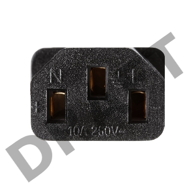 Кабель компьютер-розетка 220V EURO VDE 3G*1.0mm2 медь TELECOM TE021-CU 1,8м