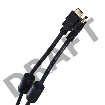 Кабель HDMI 19M/M ver 2.0, 7.5М, 2 фильтра  Aopen <ACG711D-7.5M>    