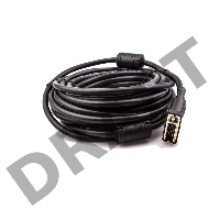 Кабель HDMI AM/DVI(24+1)M, 10м, CU, 1080P@60Hz, 2F, VCOM <CG484GD-10M>