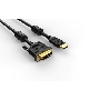 Кабель HDMI AM/DVI(24+1)M, 10м, CU, 1080P@60Hz, 2F, VCOM <CG484GD-10M>