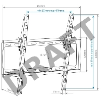 Кронштейн для телевизора Arm Media STEEL-4 черный 22