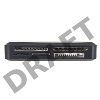 Устройство чтения карт памяти USB2.0 Buro BU-CR-151 черный