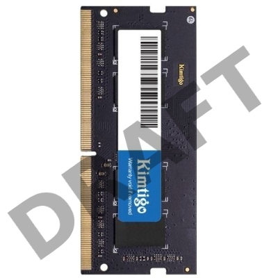 Память Kimtigo 8Gb DDR4 2666MHz KMKS8G8682666 RTL PC4-21300 CL19 SO-DIMM 260-pin 1.2В single rank