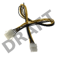 Переходник питания 8 pin для мат. платы, 50см удлинитель, (E8pinEXTCabMb50)