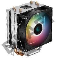Кулер DEEPCOOL AG300 LED LGA1700/1200/115X/AM5/AM4 (36шт/кор, TDP 150Вт, PWM, Multi-Color LED Lighting, Fan 92mm, 3 тепл. Трубки прямого контакта) RET