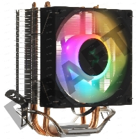 Кулер DEEPCOOL AG300 LED LGA1700/1200/115X/AM5/AM4 (36шт/кор, TDP 150Вт, PWM, Multi-Color LED Lighting, Fan 92mm, 3 тепл. Трубки прямого контакта) RET