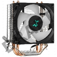 Кулер DEEPCOOL AG300 LED LGA1700/1200/115X/AM5/AM4 (36шт/кор, TDP 150Вт, PWM, Multi-Color LED Lighting, Fan 92mm, 3 тепл. Трубки прямого контакта) RET