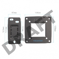 Кронштейн Kromax OPTIMA-103 black, 10