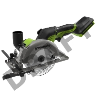 Циркулярная пила аккумуляторная  GreenWorks G24MCS 24В, бесщеточная, без АКБ и ЗУ (1501207)