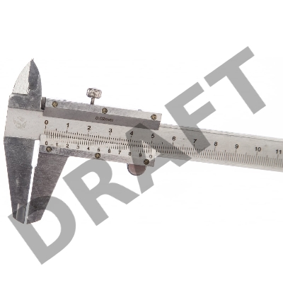 Штангенциркуль MATRIX 316315  150 мм цена деления  0.02 мм металлический с глубиномером