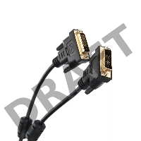 Кабель DVI-D Dual link 25M/25M, экран, феррит.кольца, 5м TV-COM  <CG441D-5m>