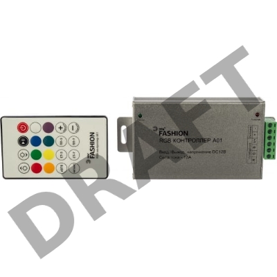 Контроллер для свет. ленты RGBcontroller-12-A01-RF