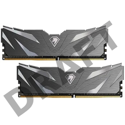 Память Netac 16GB DDR4 3200MHz Shadow II (2x8GB) CL16 1.35V / NTSWD4P32DP-16K / Black / with radiator