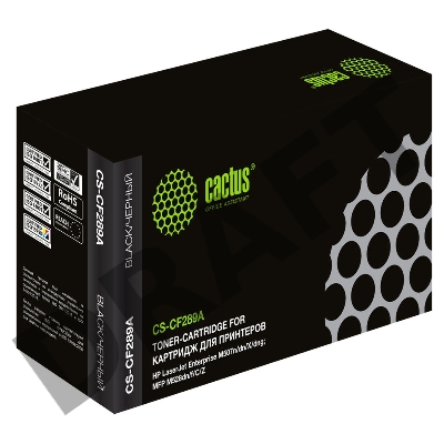 Картридж лазерный Cactus CS-CF289A черный (5000стр.) для HP LJ M507/MFP M528
