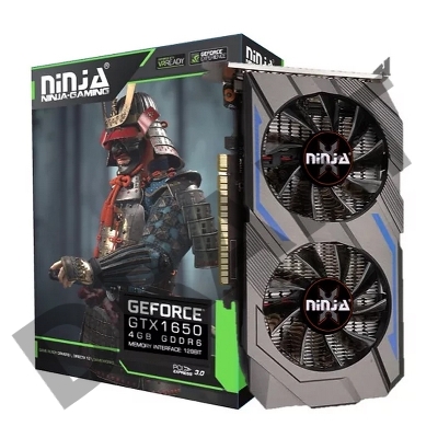 Видеокарта Sinotex Ninja GTX1650 NK165DF46F PCIE (896SP) 4G 128BIT GDDR6 (DVI/HDMI/DP)