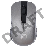 Мышь Oklick 445MW черный/серый оптическая (1200dpi) беспроводная USB (2but)