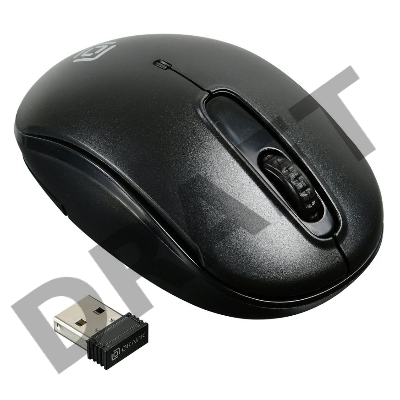 Мышь Oklick  505MW черный оптическая (1000dpi) беспроводная USB (2but)