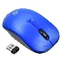 Мышь Oklick 525MW голубой оптическая (1000dpi) беспроводная USB (2but)