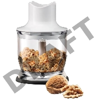 Блендер погружной Braun MQ3045 APERITIVE 700Вт белый/синий