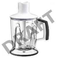 Блендер погружной Braun MQ3045 APERITIVE 700Вт белый/синий