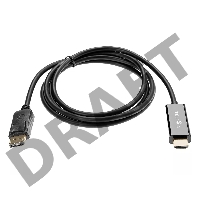 Кабель-переходник DisplayPort M-> HDMI M 1.8m Telecom [TA494)