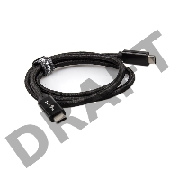 Кабель USB 3.1 Type Cm -- Cm IC 5А 10Gbs длина 1M, Telecom <TC420B> черный