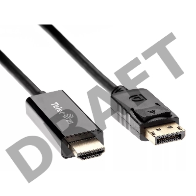 Кабель-переходник DisplayPort M-> HDMI M 1.8m Telecom [TA494)