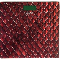 Весы напольные электронные Starwind SSP6035 макс.180кг рисунок/красный