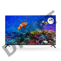 Телевизор Триколор 4K Ultra HD 43” Smart (+1 год подписки), черный