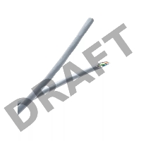 Кабель Telecom Кабель Ultra FTP кат. 5е 4 пары (305м) (0.48mm) CCA серый TFS44050E