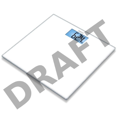 Весы напольные электронные Sanitas SGS 03 макс.150кг белый