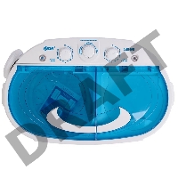 Стиральная машина Фея СМП 60НС, полуавтомат, прозрачная крышка