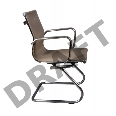 Кресло руководителя Бюрократ CH-993-Low/gold низкая спинка золотистый сетка крестовина хром