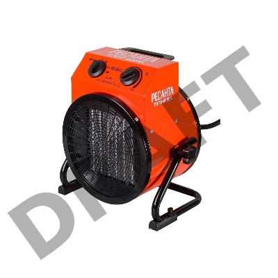 Тепловая пушка электрическая РЕСАНТА ТЭПК-5000K,  5кВт красный [67/1/25]