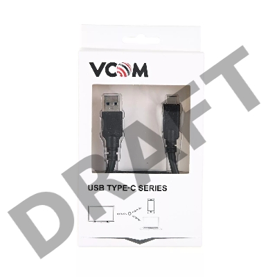 Кабель-адаптер USB 3.1 Type-Cm to USB 3.0 Am, 1m VCOM CU401