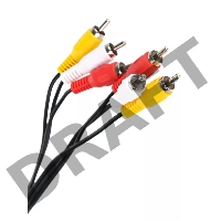 Кабель соединительный 3xRCA (M) - 3xRCA (M), 2m Telecom <TAV7150-2M>