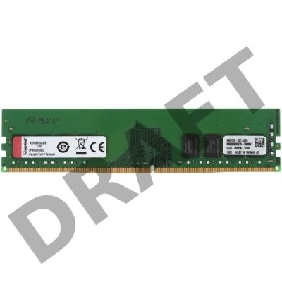 Память Kingston 8GB DDR4 2666MHz KVR26N19S8/8 {PC4-21300,CL19}