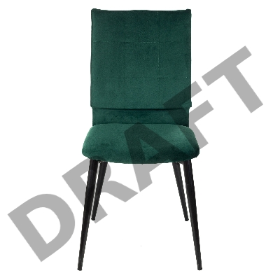 Стул для кухни Бюрократ KF-GREEN_2 комплект 2шт зеленый Italia green металл черный на ножках