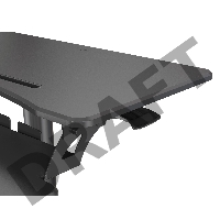 Стол для ноутбука Cactus VM-FDS108 столешница МДФ черный 71x39.2x110см (CS-FDS108BBK)