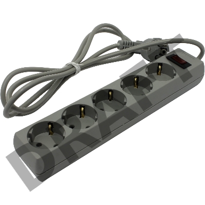 Сетевой фильтр Exegate SP-5-1.8G  (5 розеток, 1.8м, евровилка, серый)