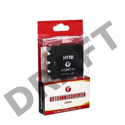 Конвертер AV => HDMI, VCOM <DD497>