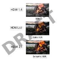 Кабель HDMI 19M/M,ver. 2.1, 8K@60 Hz 2m метал разъемы, нейлоновая оплетка Telecom <TCG300-2M>