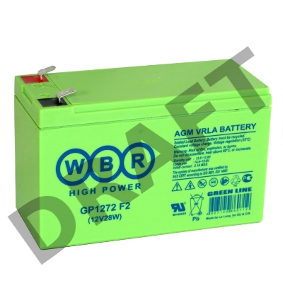 Батарея WBR GP 1272 (12V 7.2Ah) (28W) F2